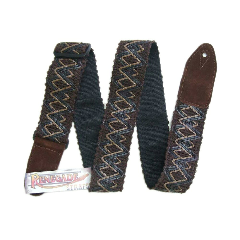 RENEGADE STRAPS ST.WEAVE-DBR ギターストラップ