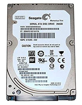 Seagate 2.5インチ内蔵HDD 250GB SATA 3.0Gb/ s 7200rpm 16MB ST250LT007
