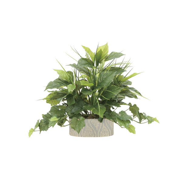 造花 光の楽園/光触媒 フレッシュミックス/874A100 10 アーティフィシャルフラワー 造花葉物 造花・人工観葉植物 高さ～50cm