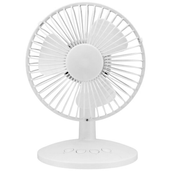 グリーンハウス｜GREEN HOUSE GH-FANSWI-WH USB扇風機 ホワイト