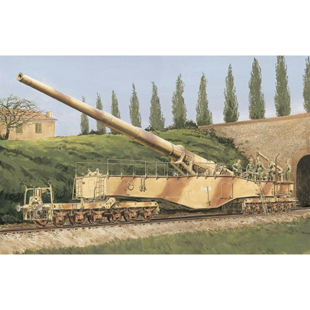 楽天市場】1/72 ドイツ列車砲 80cmK E ドーラ 限定生産 ホビーボス