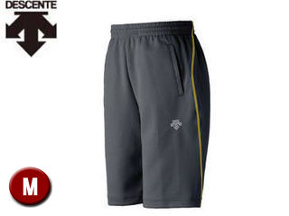 DS-DTM1911PB-CHY-M デサント トレーニングウェア 男女兼用 チャコール×イエロー・サイズ：M Training Half Pants トレーニングハーフパンツ DTM-1911PB