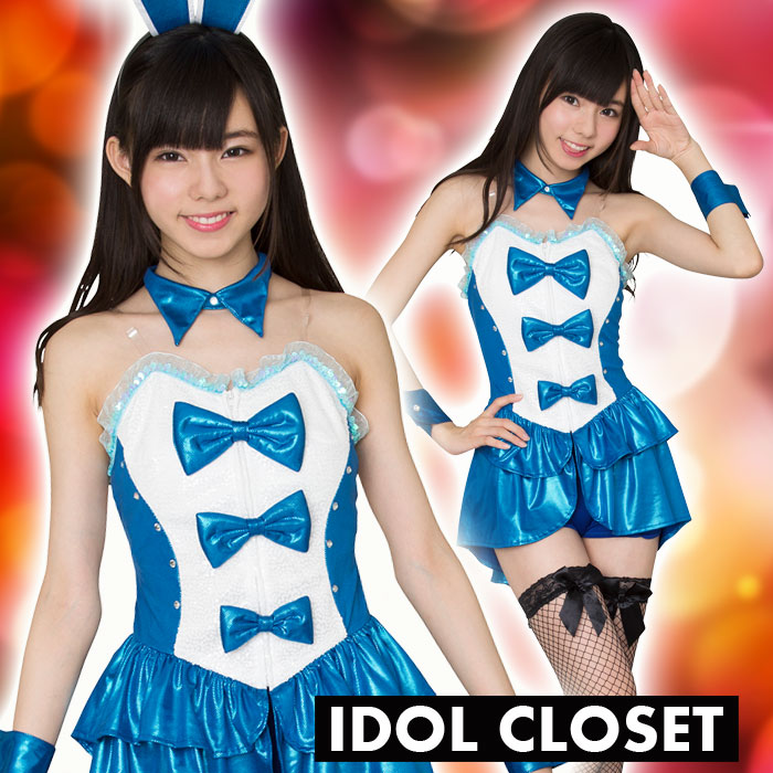 楽天市場】クリアストーン バニーガール コスプレ アイドル