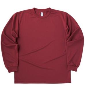 グリマー GLIMMER 4．4オンスALTドライロングスリーブTシャツ 00304 バーガンディ 112 サイズ：L