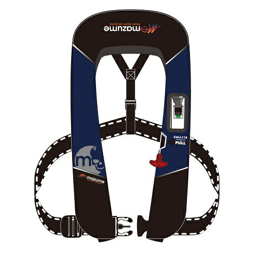 【中古美品】マズメ　インフレータブルサスペンダー　MZLJ-261　自動膨張式 中古美品】マズメ インフレータブルサスペンダー MZLJ-261 自動