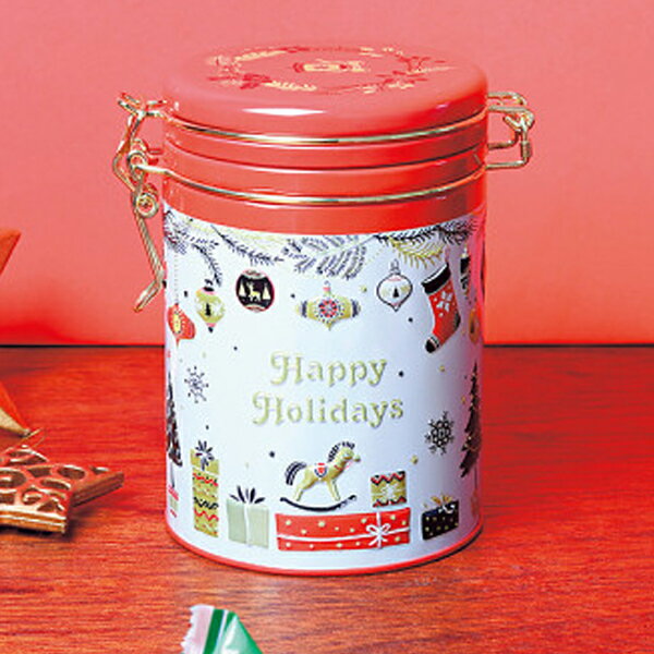 希少 美品  美しい サンタクロース  ゴージャス エレガント ヴィンテージ クリスマスシェイプ缶/サンタクロース/ウィンデル | アフタヌーン