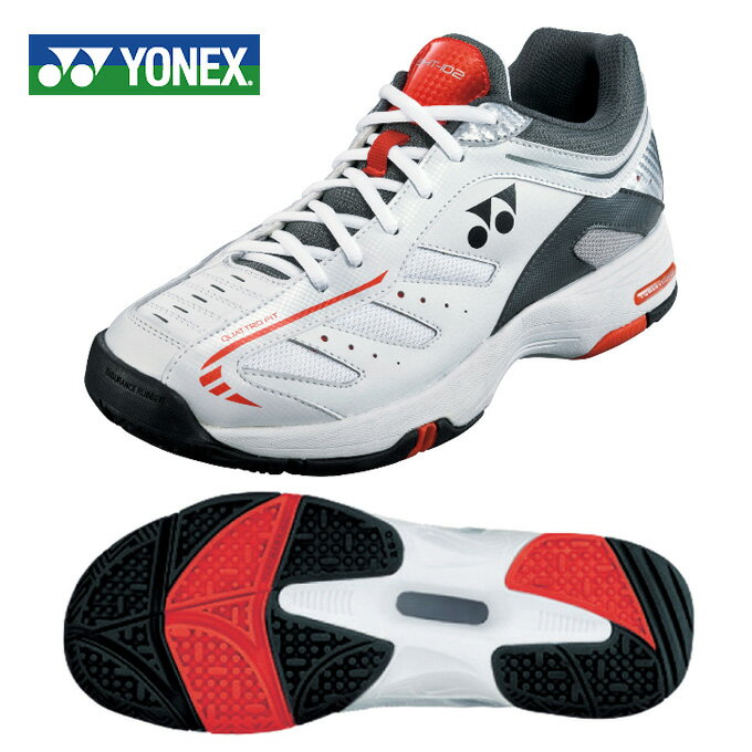 YONEX (ヨネックス) パワークッション102 SHT-102 22.5cm 新品YONEX テニスシューズ パワークッション102 ホワイト 23.5