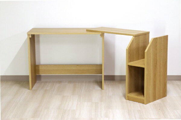 友澤木工｜TOMOZAWA システムテレワークデスク High 約 W116～180×D42×H72cm ナチュラル DE10_11_85