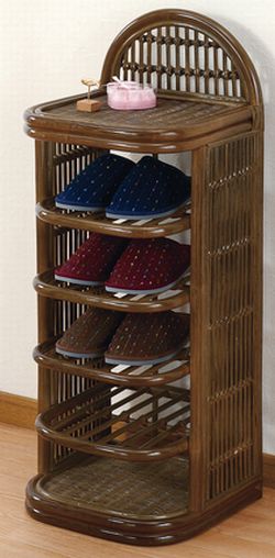 Romantic Rattan 籐スリッパラック 今枝商店 R295B 籐 スリッパラック 環境にやさしい 手作り 玄関 天然素材 軽くて丈夫 自然素材
