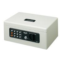 kokuyo コクヨs&t 手提げ金庫 テンキー付き  a4 ライトグレー cb-t