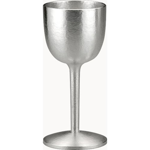 経済産業大臣指定伝統工芸品大阪浪華錫器 すずき ワインカップ シルキー 18-1-1