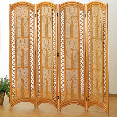 今枝商店 Romantic Rattan スクリーン 4連 B707
