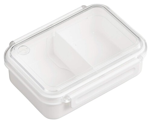OSK オーエスケー まるごと冷凍弁当 ホワイト 500ml 日本製 仕切り付 食洗機 電子レンジ対応 シンプル おしゃれ 保存容器 時短 男女兼用 子供用 小学生 大人用 …