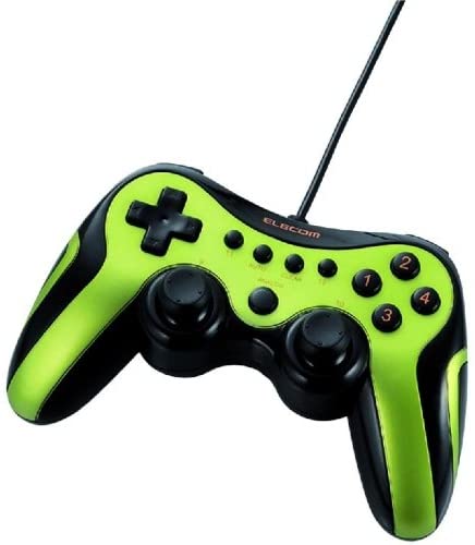 エレコム　12ボタン高耐久USBゲームパッド　JC-U3312SBK　ブラック USBタフゲームパッド - JC-U3312SBK