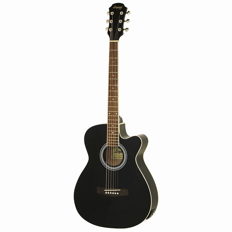 楽天市場】荒井貿易 Legend ARIA FG-15CE BK Black エレアコ カッタ
