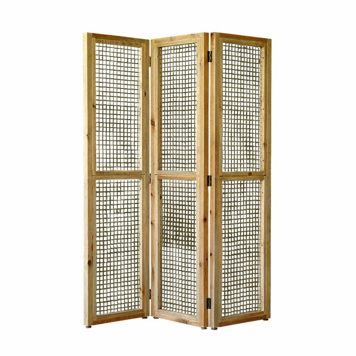 オーデムスクリーン 衝立 アンティーク風 木製 パーテーション