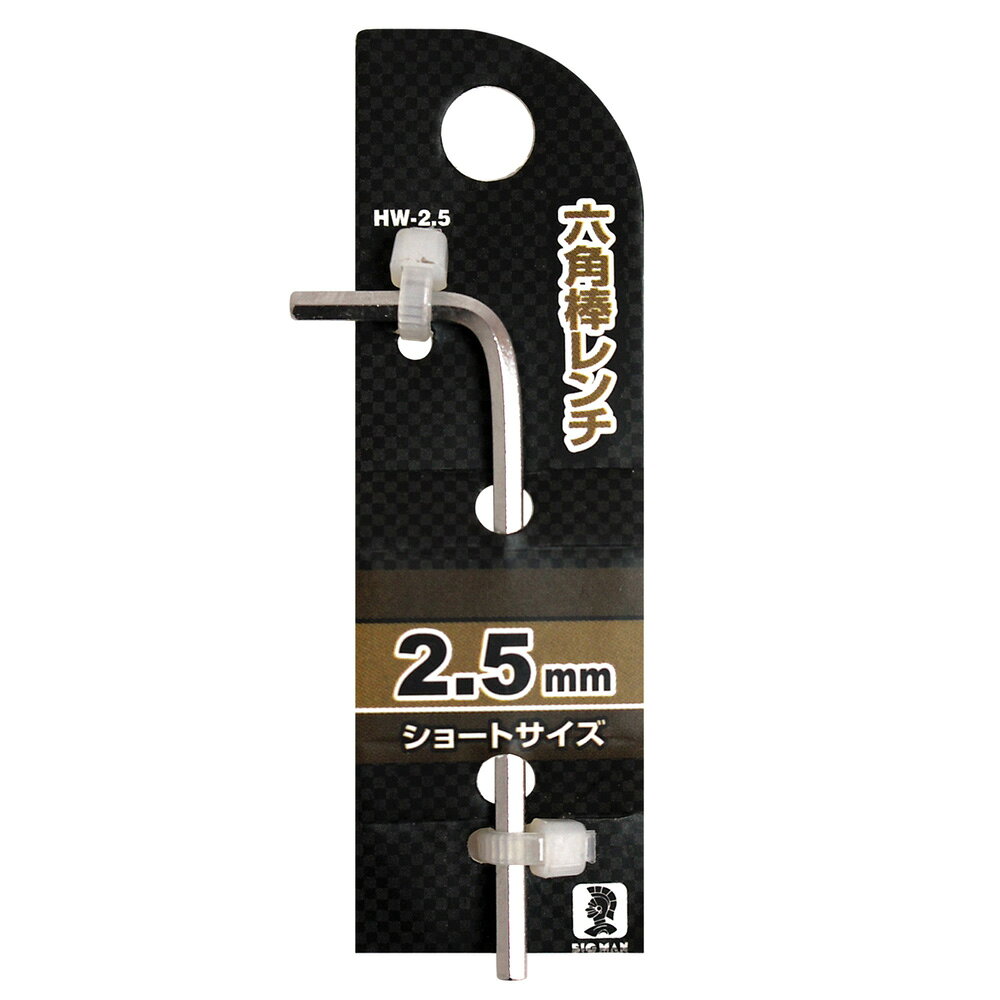 4962308447429 BIGMAN 六角棒レンチ 2．5mm HW-2.5