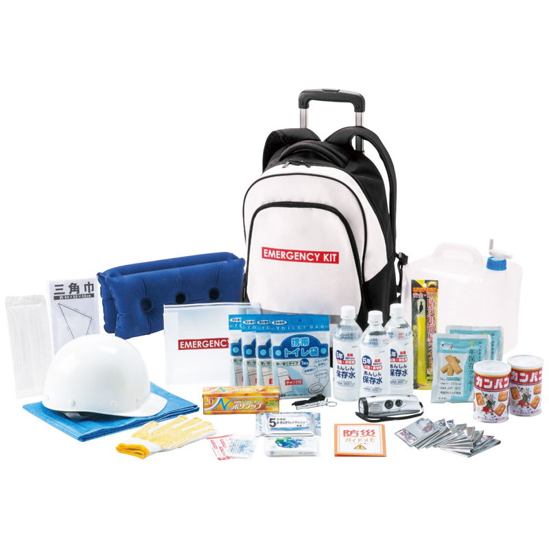 楽天市場】ゼニス ゼニス キャリー付き緊急避難セット SGT-300CB