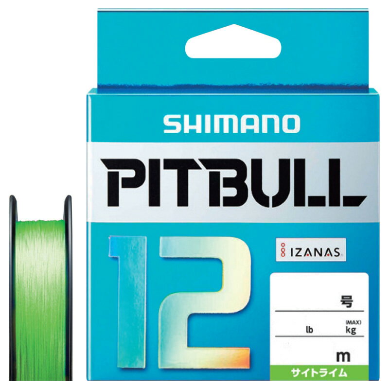 シマノ ピットブル12 サイトライム 200m 2.0号/43.7lb 572998 SHIMANO PL-M62R PITBULL 12