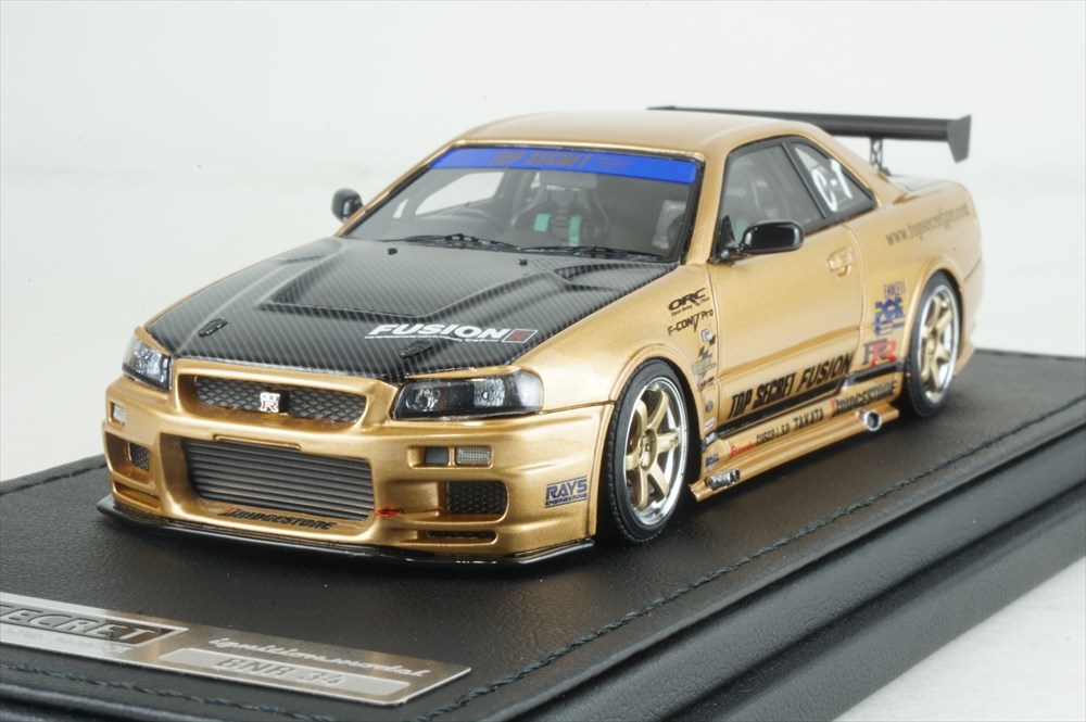 楽天市場】タイガーゲートジャパン 1/43 TOP SECRET R35 GT-R TOP