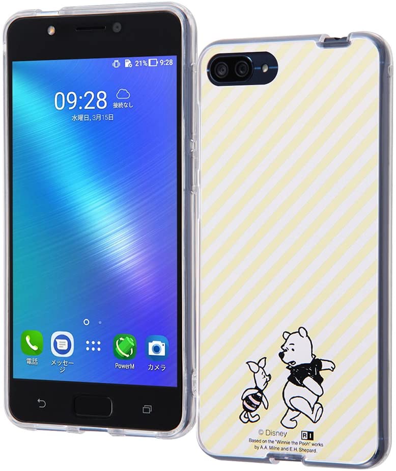 Zenfone 4 Max ZC520KL ケース プーさん ディズニー キャラクター OTONA