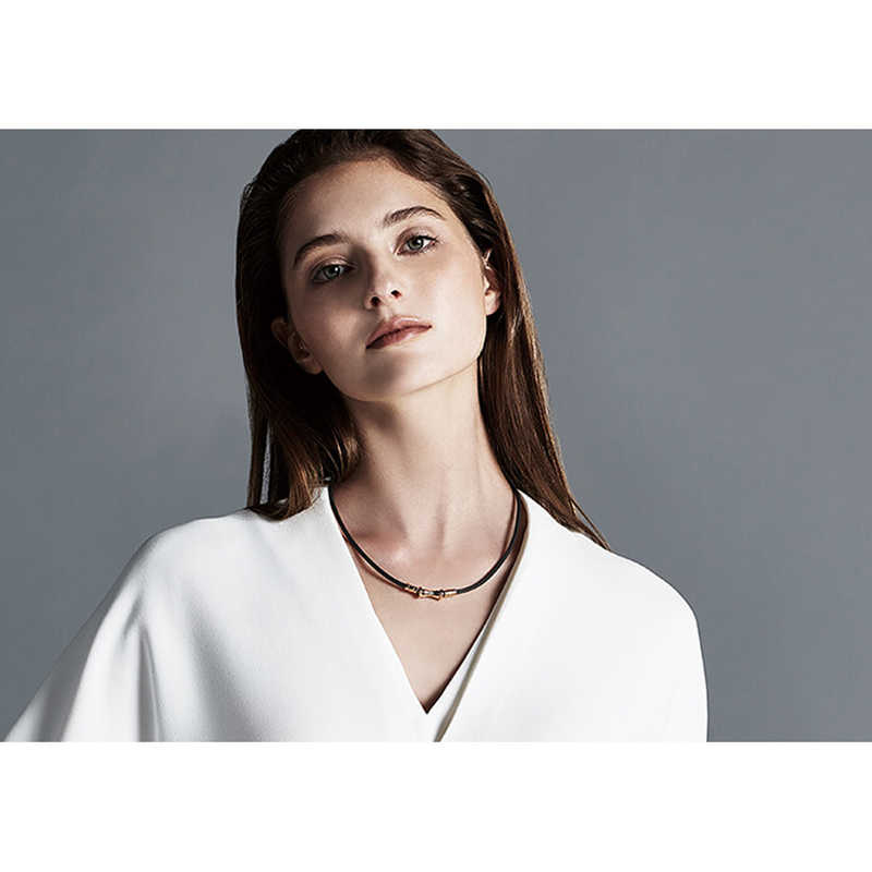 コラントッテ TAOネックレス スリム RAFFI mini ブラック*シルバー L(1個)