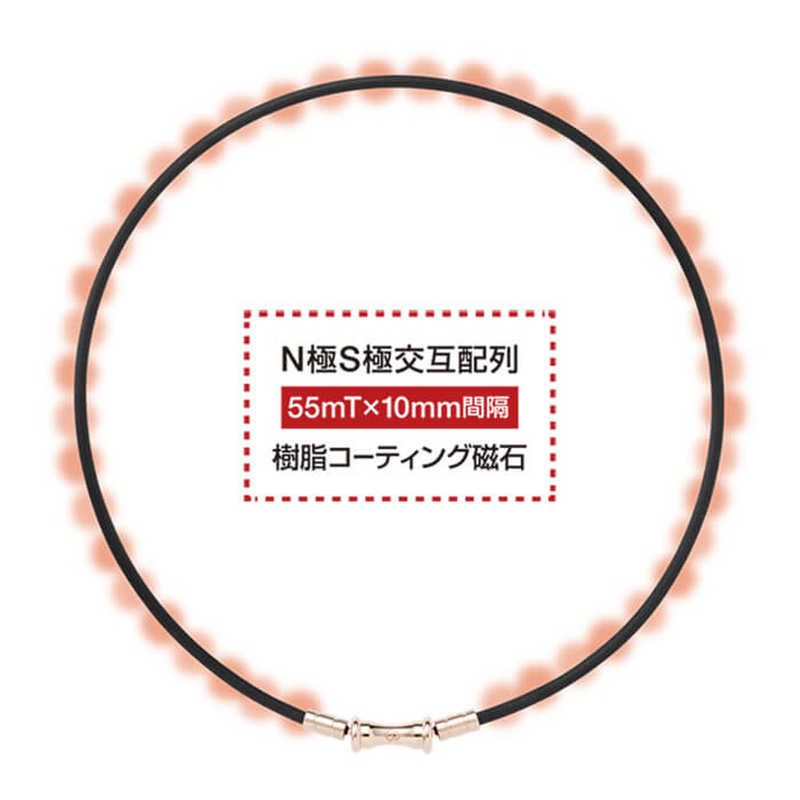 コラントッテ TAOネックレス スリム RAFFI mini ブラック*シルバー L(1個)