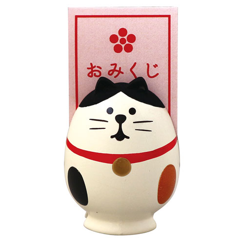 ｃｏｎｃｏｍｂｒｅ　おみくじメモスタンド　三毛猫