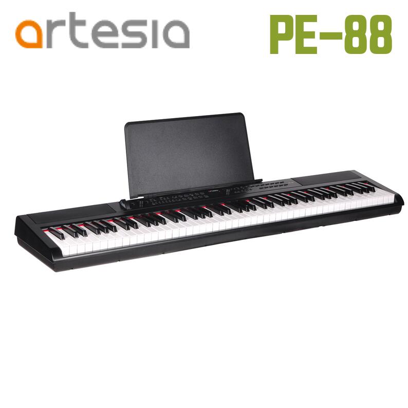 Artesia｜アルテシア 電子ピアノ BLACK PE-88 BK 88鍵盤