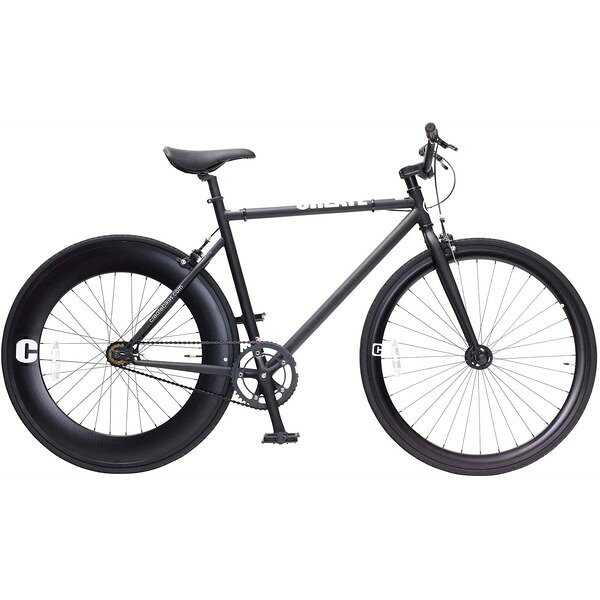 シングルスピードバイク ブラック 700C 楽天市場】サイクルロード ピストバイク ブリュアン クロモリ 700C