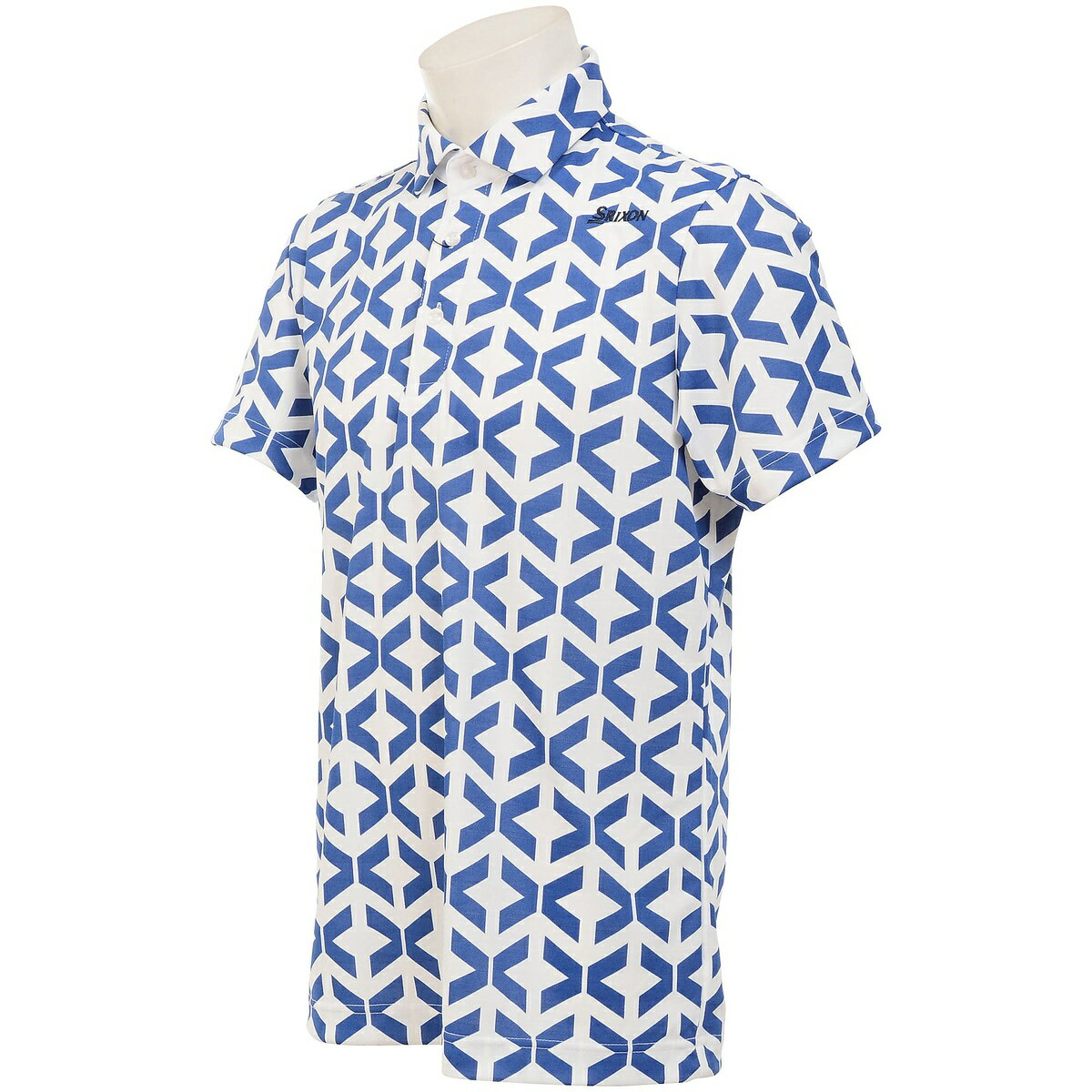 スリクソン クロスモチーフ総柄 半袖ポロシャツ メンズ RGMRJA10 2021春夏