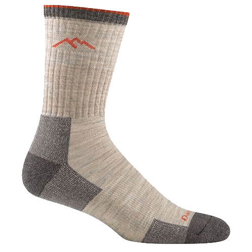 DARN TOUGH ダーンタフ 1466 ハイカー マイクロクルー ミッドウェイトクッション L オートミール 19441466108007