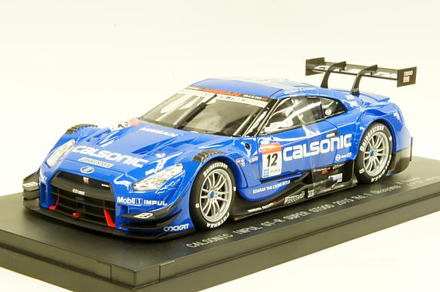 エブロ 1/18 CALSONIC IMPUL GT-R SUPER GT500 2014 Rd.2 Fuji No.12 完成品 希少1⁄18 CALSONIC IMPUL GT-R 2015 カルソニック  | エブロ 1