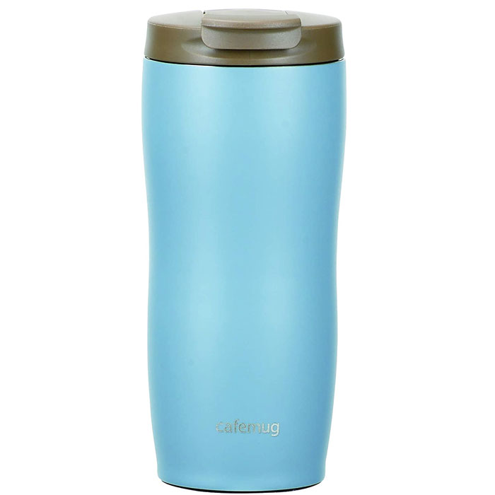 パール金属｜PEARL METAL カフェマグ フタ付タンブラー 360ml スモーキーブルー HB-5167