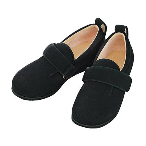 あゆみシューズ ダブルマジックIIブラック1017 S