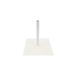 939 ポール台 鉄板 30cm 白