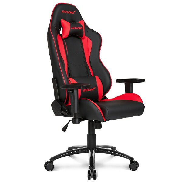 AKRacing｜エーケーレーシング ゲーミングチェア シート W370xD560xH1250～1320mm Nitro V2 レッド NITRO-RED/V2