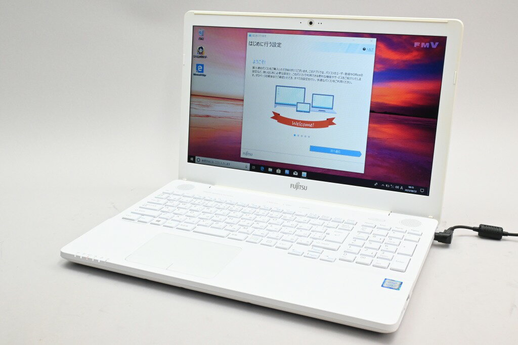 富士通｜FUJITSU FMVA50B3WP ノートパソコン LIFEBOOK ライフブック プレミアムホワイト 15.6型 /Windows10 Home /intel Core i7 /Office HomeandBusiness Premium /メモリ：4GB /HDD：1TB /2017年10月モデル