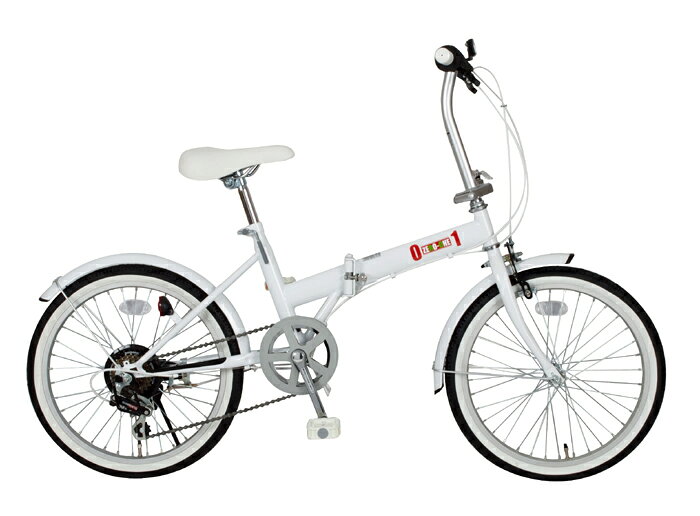 楽天市場】ミムゴ ZERO-ONE ゼロワン 20インチ 折りたたみ自転車 6段 