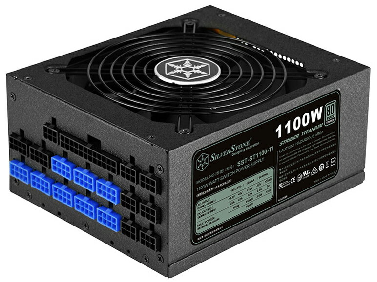 SilverStone｜シルバーストーン PC電源 STRIDER Titanium 1100W ブラック SST-ST1100-TI /ATX /Titanium