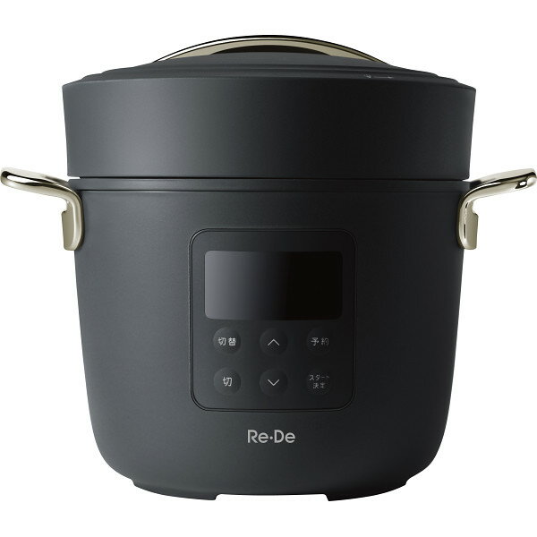 IRIS OHYAMA 電気圧力鍋 PMPC-REMA3-H 3L ダークグレー IRIS OHYAMA 電気圧力鍋 3L アイリスオーヤマ 自動メニュー 圧力