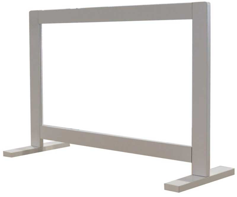 友澤木工｜TOMOZAWA 飛沫ガードアクリルパネル 約幅76×高さ64×奥行30cm/アクリル付き/