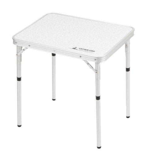 キャプテンスタッグ ラフォーレアルミツーウェイサイドテーブル アジャスター付 60×45cm UC513アルミツ-ウエイサイドテ-ブル