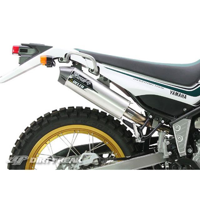 DELTA バレル 4-S マフラー セロー、トリッカー用 新品 JMCA認定 DELTA バレル4-S(JMCA)サイレンサー| Dirtbikeplus (ダート