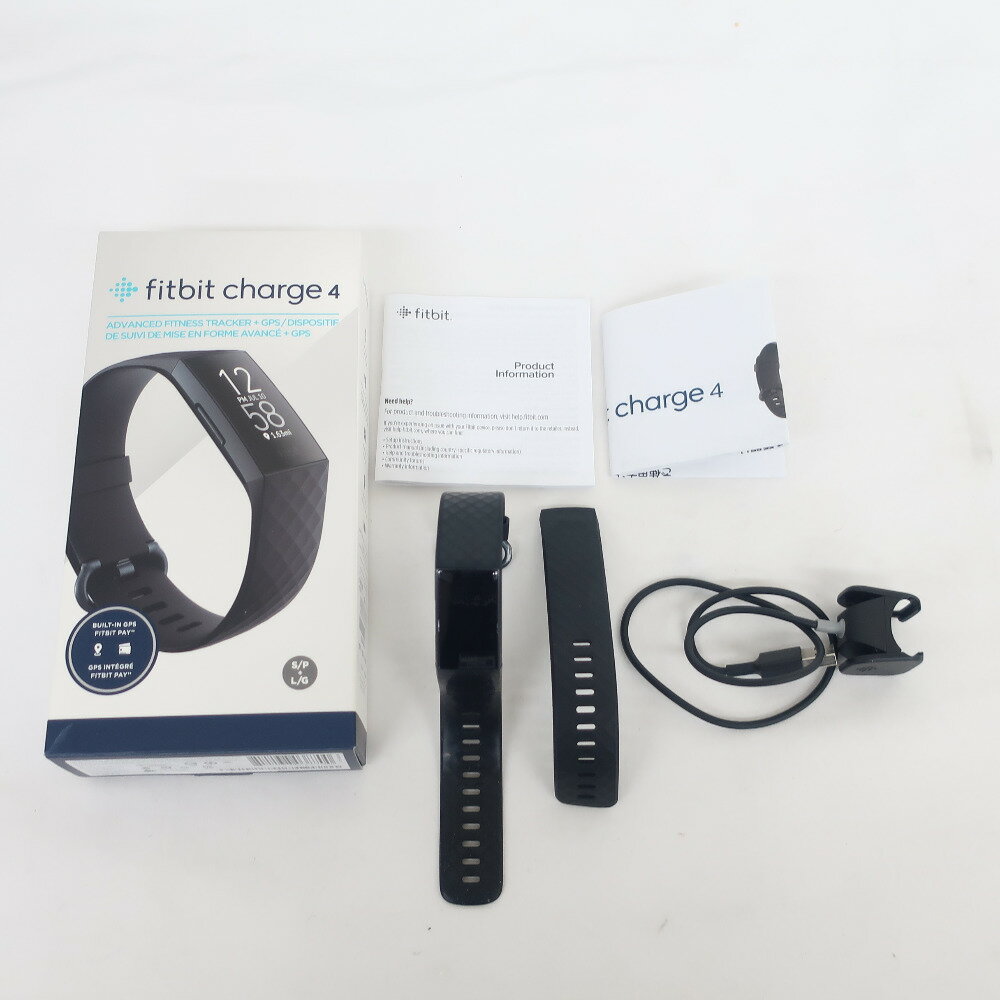 fitbit charge 4 ローズウッド　新品未使用 Fitbit Charge 4 Activity Tracker, Rosewood (S &L Bands