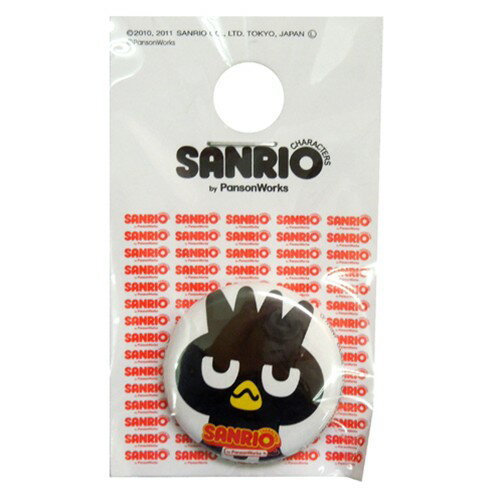 サンリオ×パンソンワークス バッドばつ丸 1インチ缶バッジ サンリオキャラファッション 雑貨 男の子 女の子 ギフト