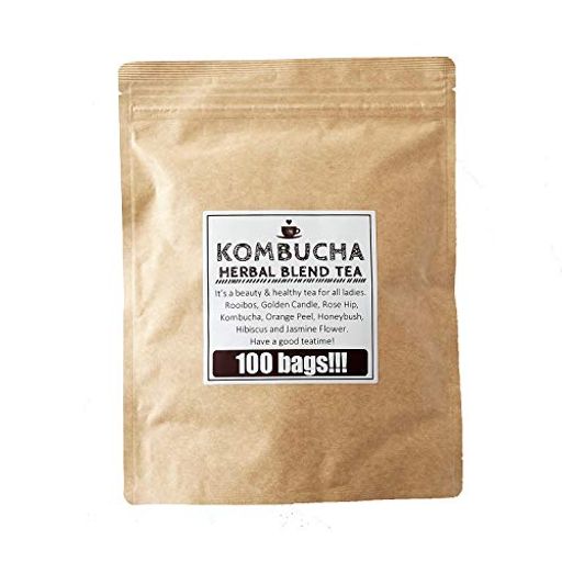 天然生活 海外セレブの間で人気沸騰!!菌活系ドリンクKombuchaでキレイに コンブチャハーバルブレンドティーメガ盛り100包 SM00010517 コンブチャ ハーブティー …