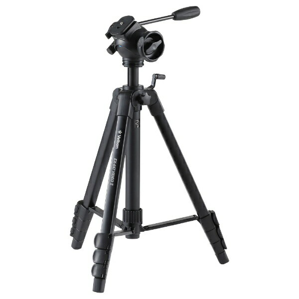 Velbon｜ベルボン 中型ビデオ三脚 4段 EX-647 VIDEO II ビデオ 2 EX-647V2 /ビデオ雲台