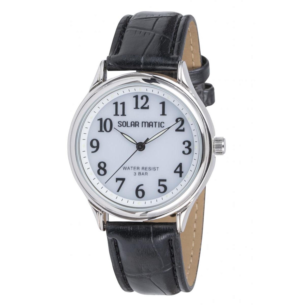 クレファー　CREPHA ソーラー式充電モデル　アナログウォッチ SM-AM165-WTS