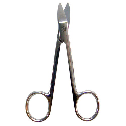 アイガーツール EIGERTOOL TS-120 TOOL×2 精密金切ハサミ 厚物用ストレートTS120 シルバー 精密金切りハサミ 日用品